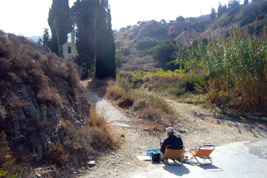 WORKSHOPS - Schilder- en teken cursussen op Paros, Griekenland. Een KUNST eiland.