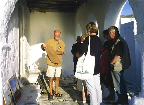 GRIEKENLAND - Teken en schilder cursussen op het Griekse eiland Paros. Workshops kunst en architectuur. Ook workshop fotografie.