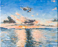 Paintings by Wim Drion.
